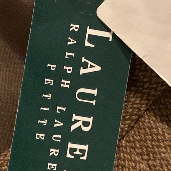 NWT 1997 Lauren Ralph Lauren 💯% lambswool lined woolmark midi skirt houndstooth - Picture 6 of 11